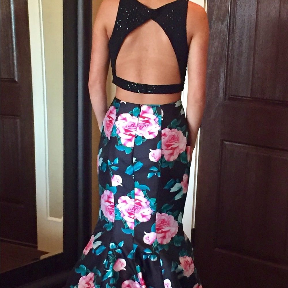 Two Piece Prom Dress